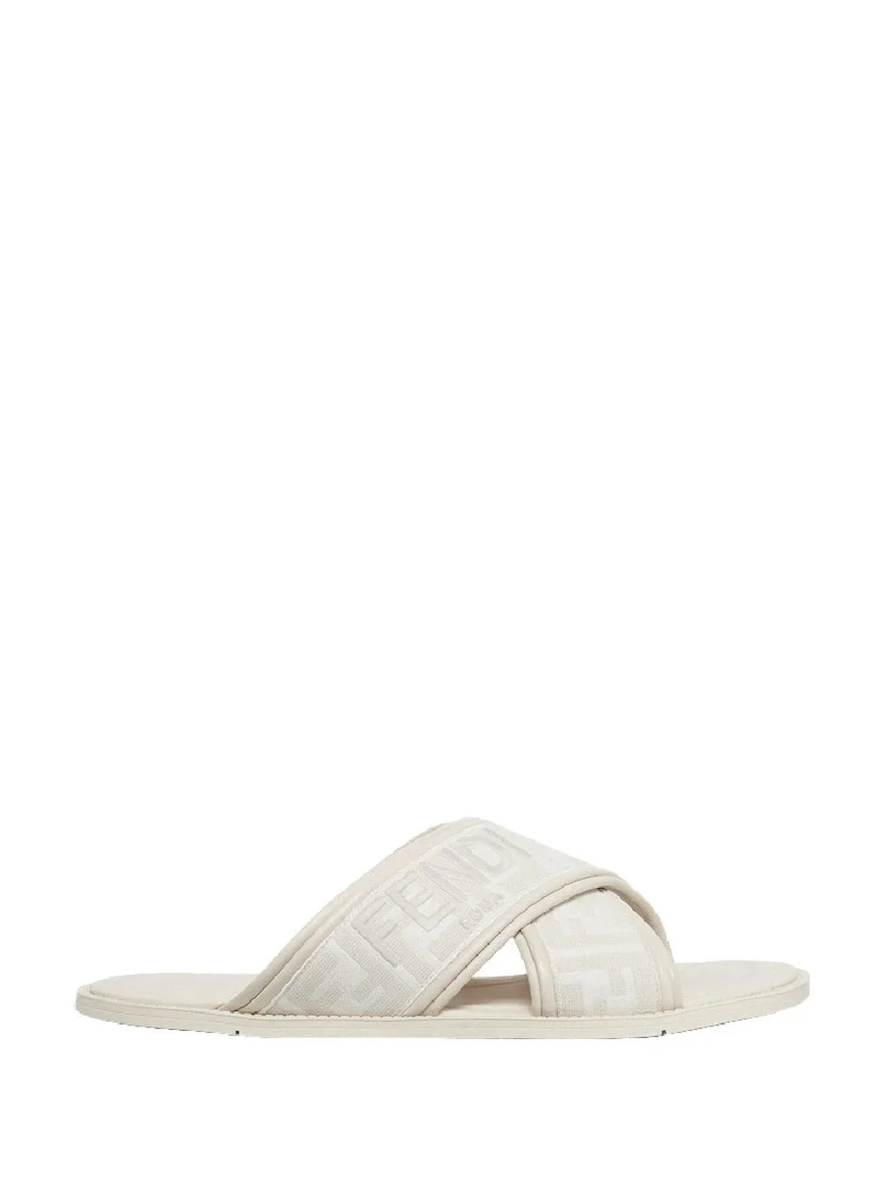 Fendi Crossover Fabric Slides(PLEASE REQUEST YOUR SIZE BEFORE PURCHASING)